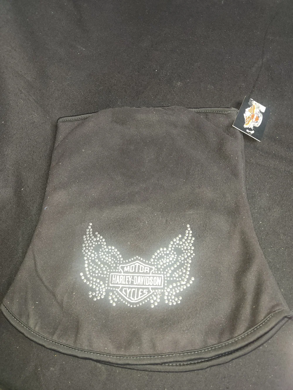 Harley-Davidson Black Neckwear with Winged Logo